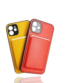 Leather Mobile Phone Case with Magnetic Card holder