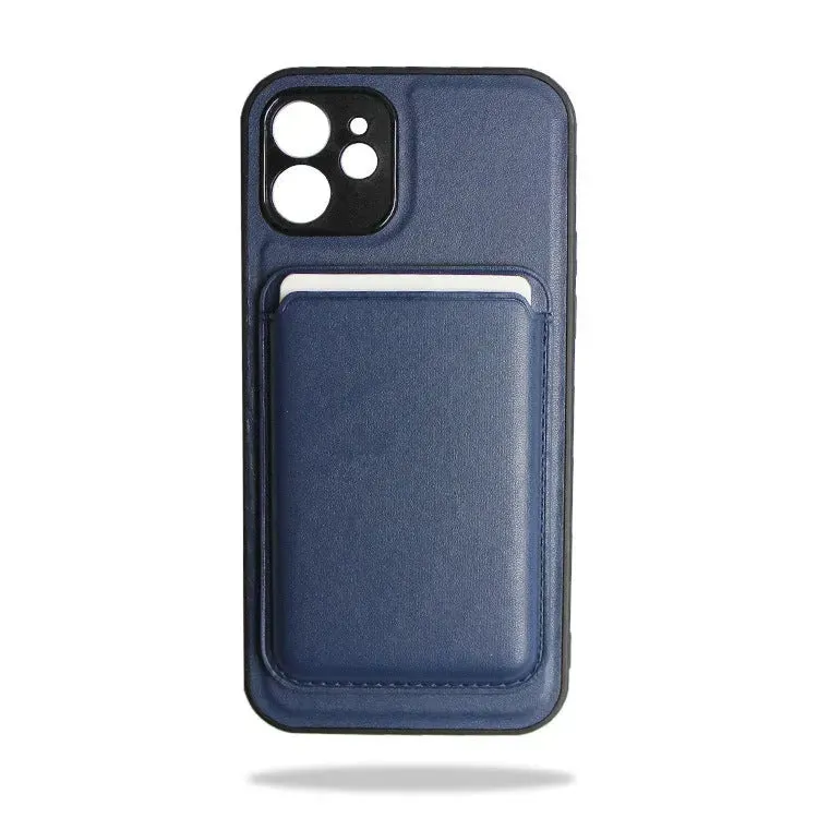 Leather Mobile Phone Case with Magnetic Card holder