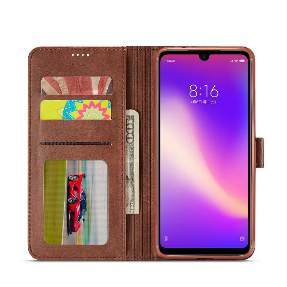 Leather Wallet Case For Xiaomi Redmi Note 7 note 7 pro Card Holder Flip Case For Xiaomi Redmi Note 7 Cover Coque Funda