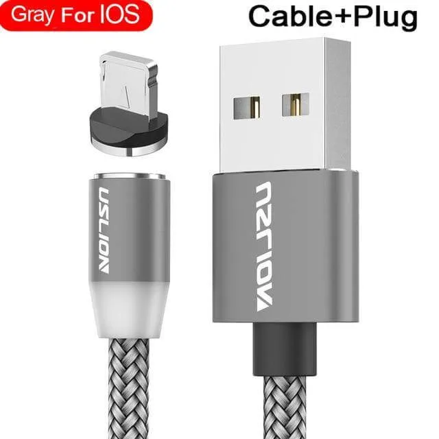 LED Fast Charging Magnetic USB Cable