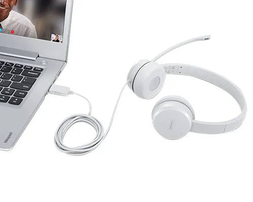 Lenovo Gxd1e71385 Headphones/Headset Wired Wrist Calls/Music Usb Type-A Grey