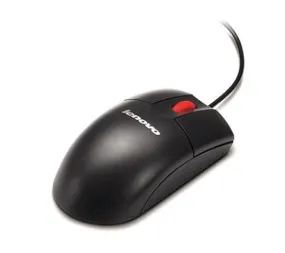 Lenovo - Mouse - Optical - Wired - Usb