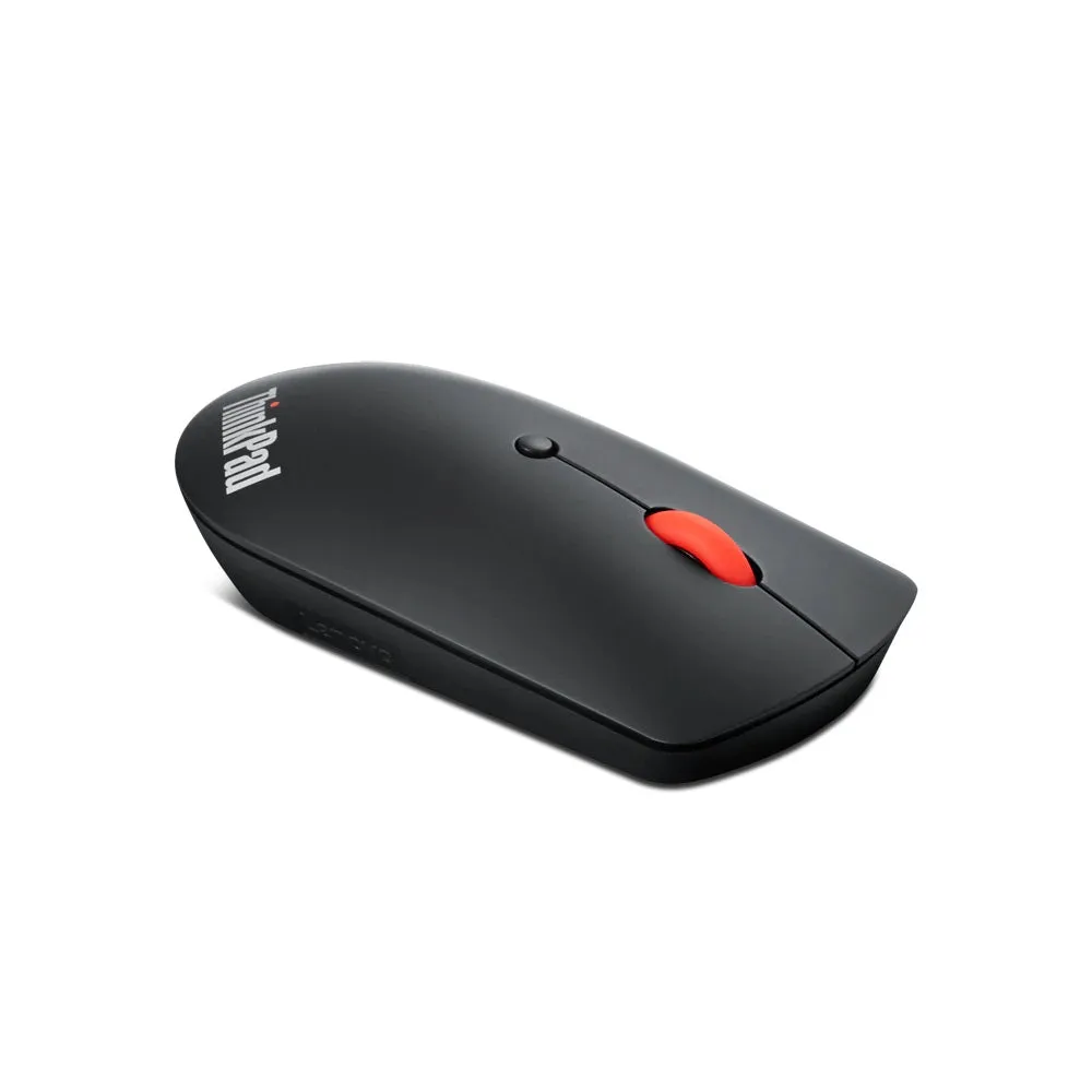 Lenovo Thinkpad Silent - Mouse - Right And Left-Handed - Blue Optical - 3 Buttons - Wireless - Bluetooth 5.0 - Black - R