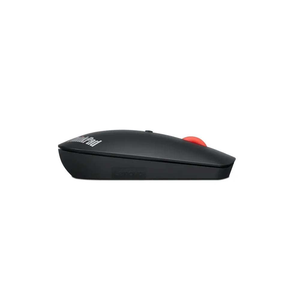 Lenovo Thinkpad Silent - Mouse - Right And Left-Handed - Blue Optical - 3 Buttons - Wireless - Bluetooth 5.0 - Black - R