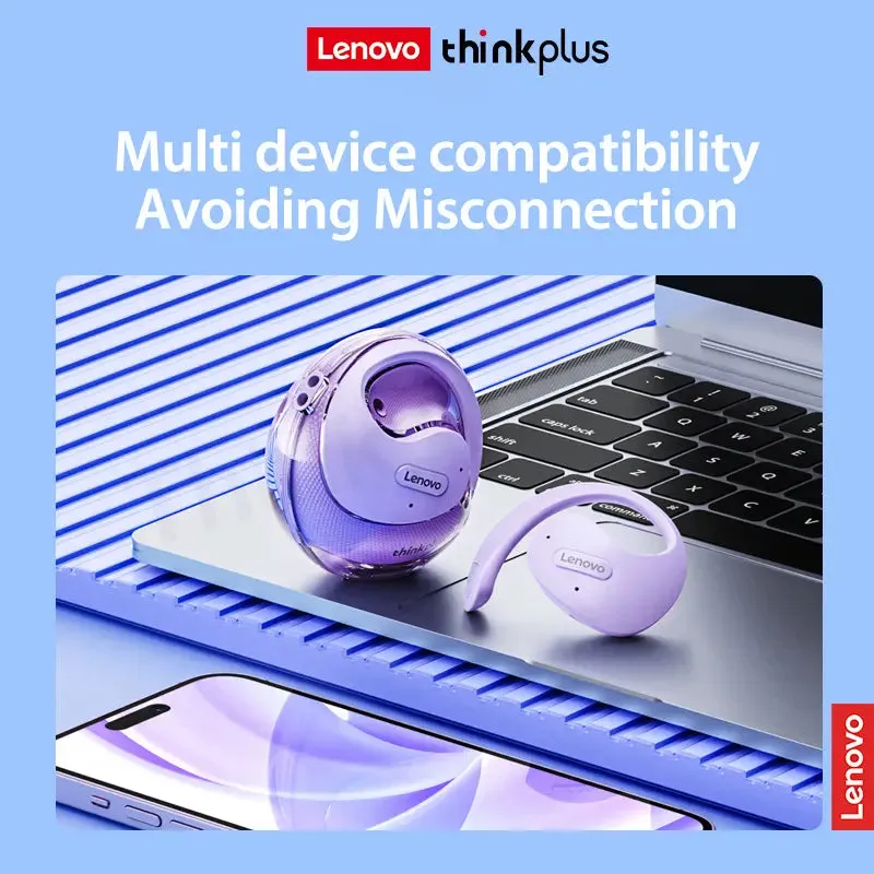 Lenovo Thinkplus X15 Pro Earphone Wireless Bluetooth 5.4 OWS Waterproof Sport Headsets Noise Reduction Headphones with Mic