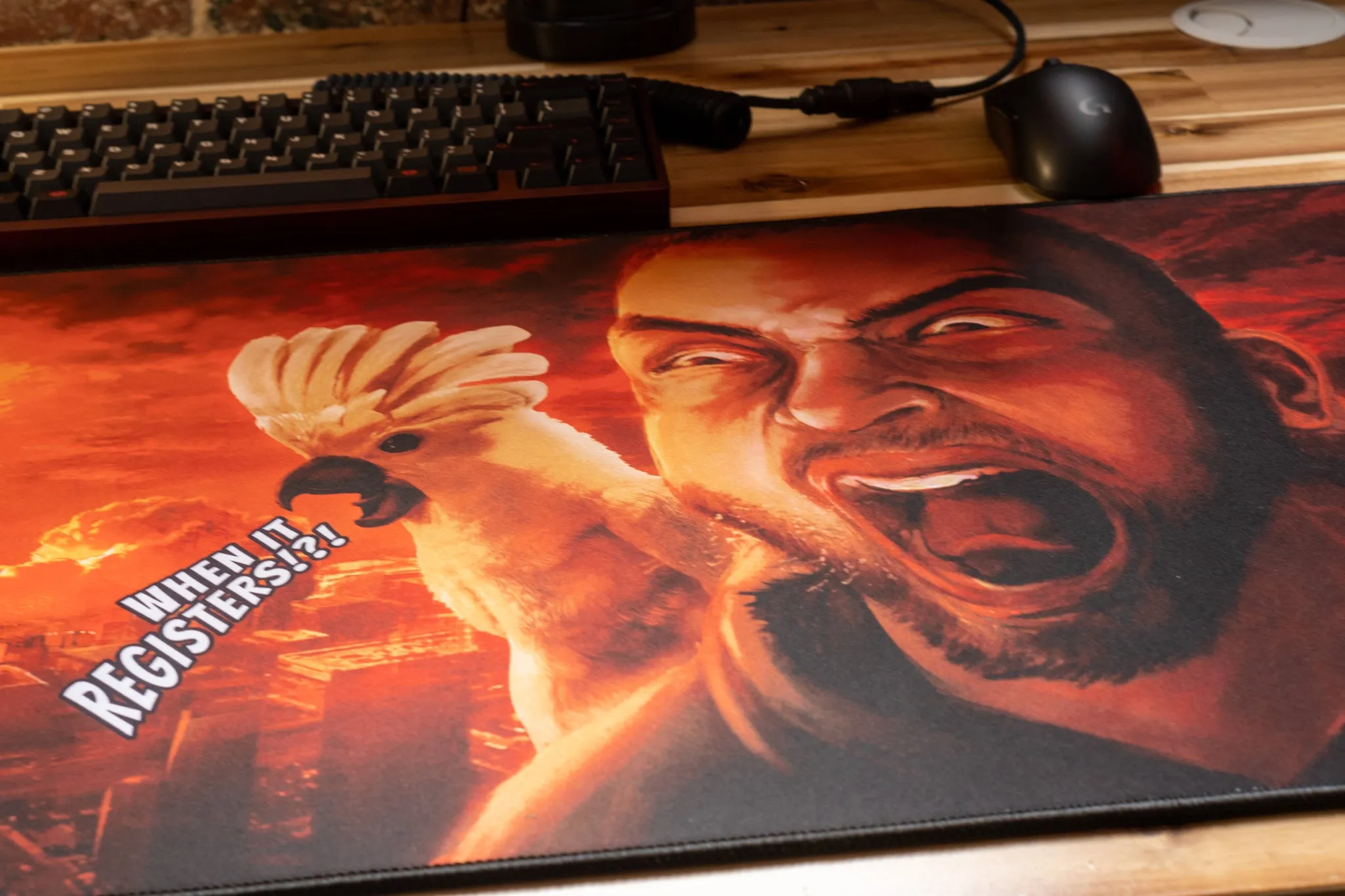 Limited Edition - "Odablock - Inner Rage" Creator Deskmat