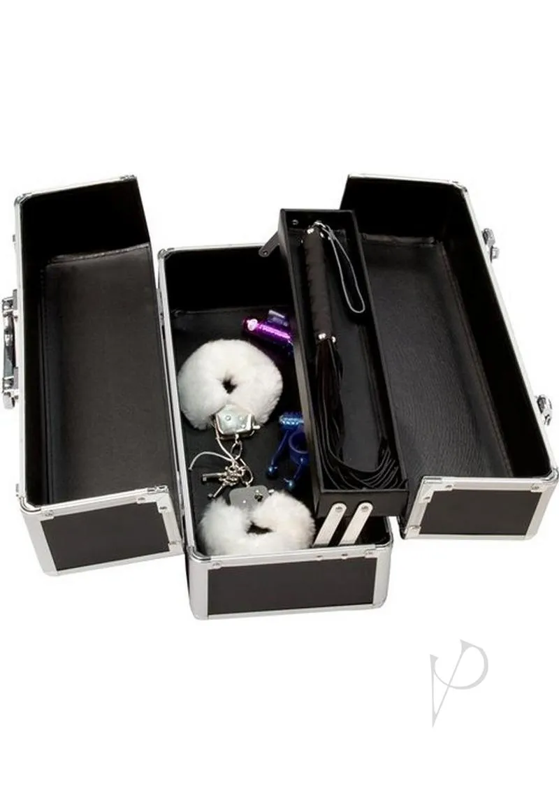 Lockable Vibrator Case Large Blk