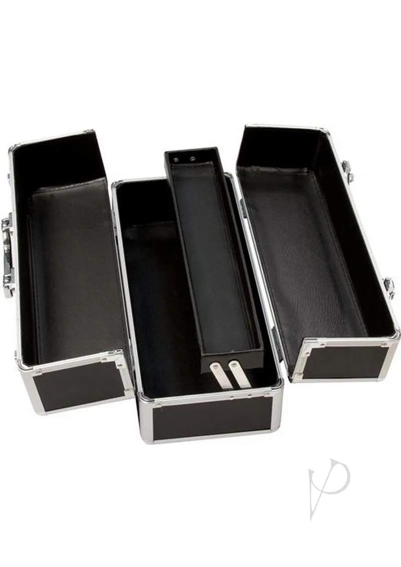 Lockable Vibrator Case Large Blk