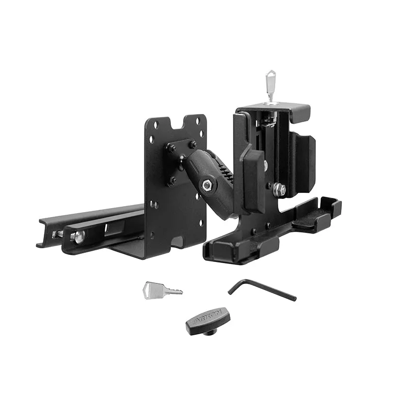 LockVise™ Metal Locking Car Headrest Tablet Mount with 2.75" Shaft