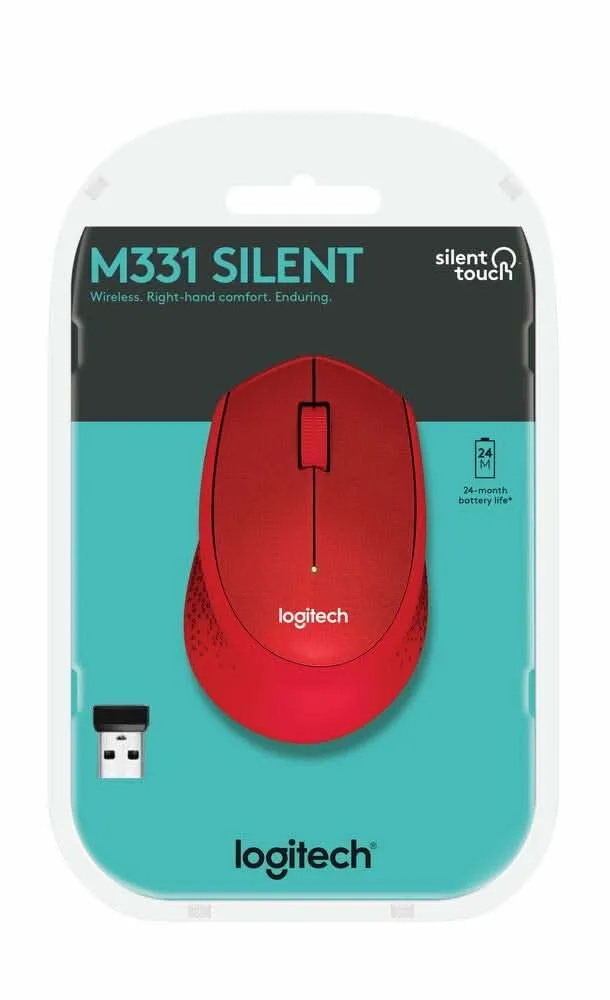 LOGITECH M331 SILENT PLUS WIRELESS MOUSE