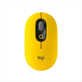 Logitech Pop - Mouse - Customisable Emoji - Optical - 4 Buttons - Wireless - Bluetooth 5.1 Le - Blast