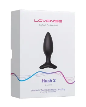 Lovense Hush 2 Butt Plug - Black: The Pinnacle of Pleasure