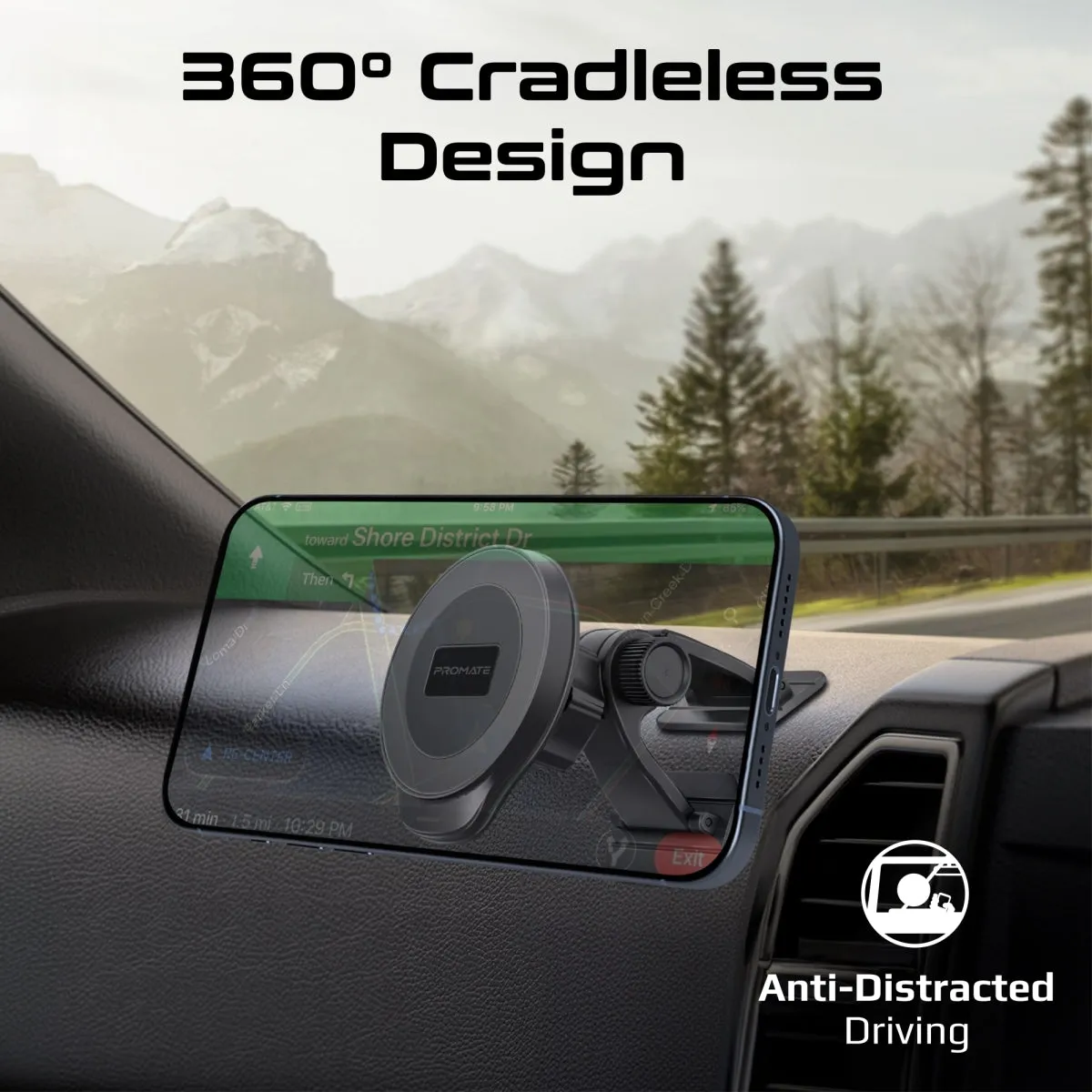 MagGrip™ 360° Cradleless Magnetic Smartphone Holder