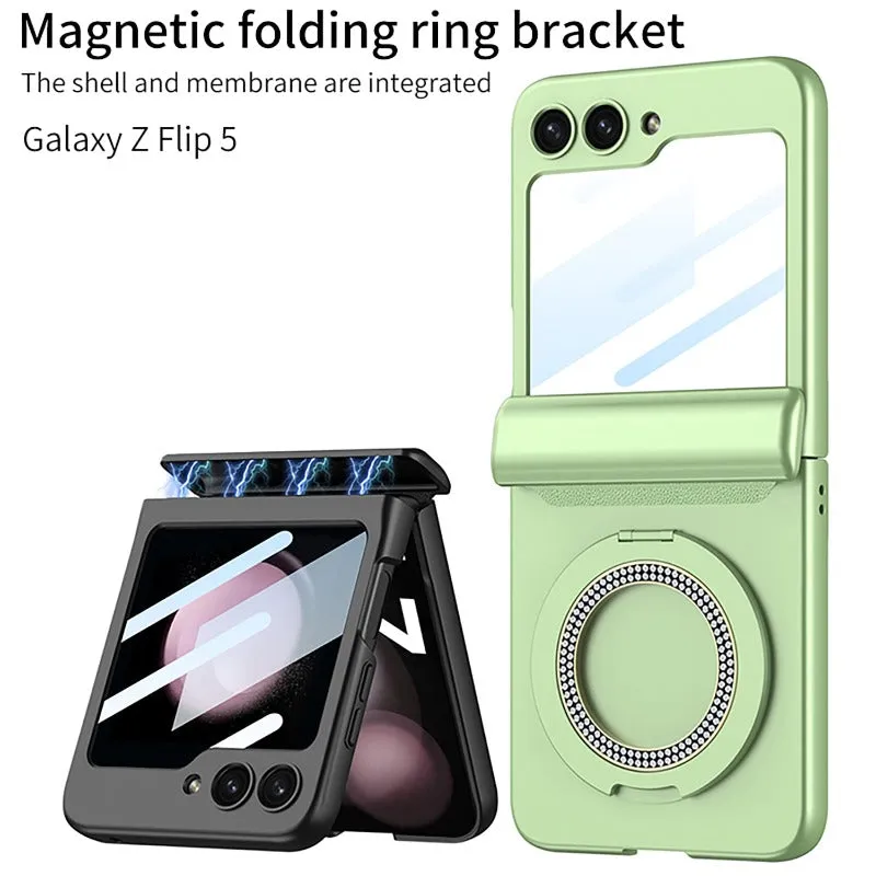 Magnetic Folding Hinge Protection Slim Case Cover For Samsung Galaxy Z Flip 5