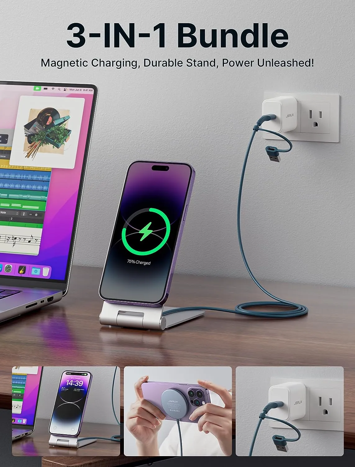 Magnetic Wireless Charger Set