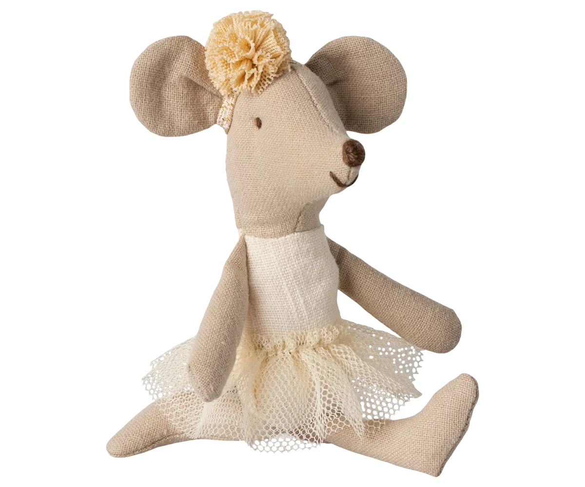 Maileg Off White Ballerina Mouse – Little Sister