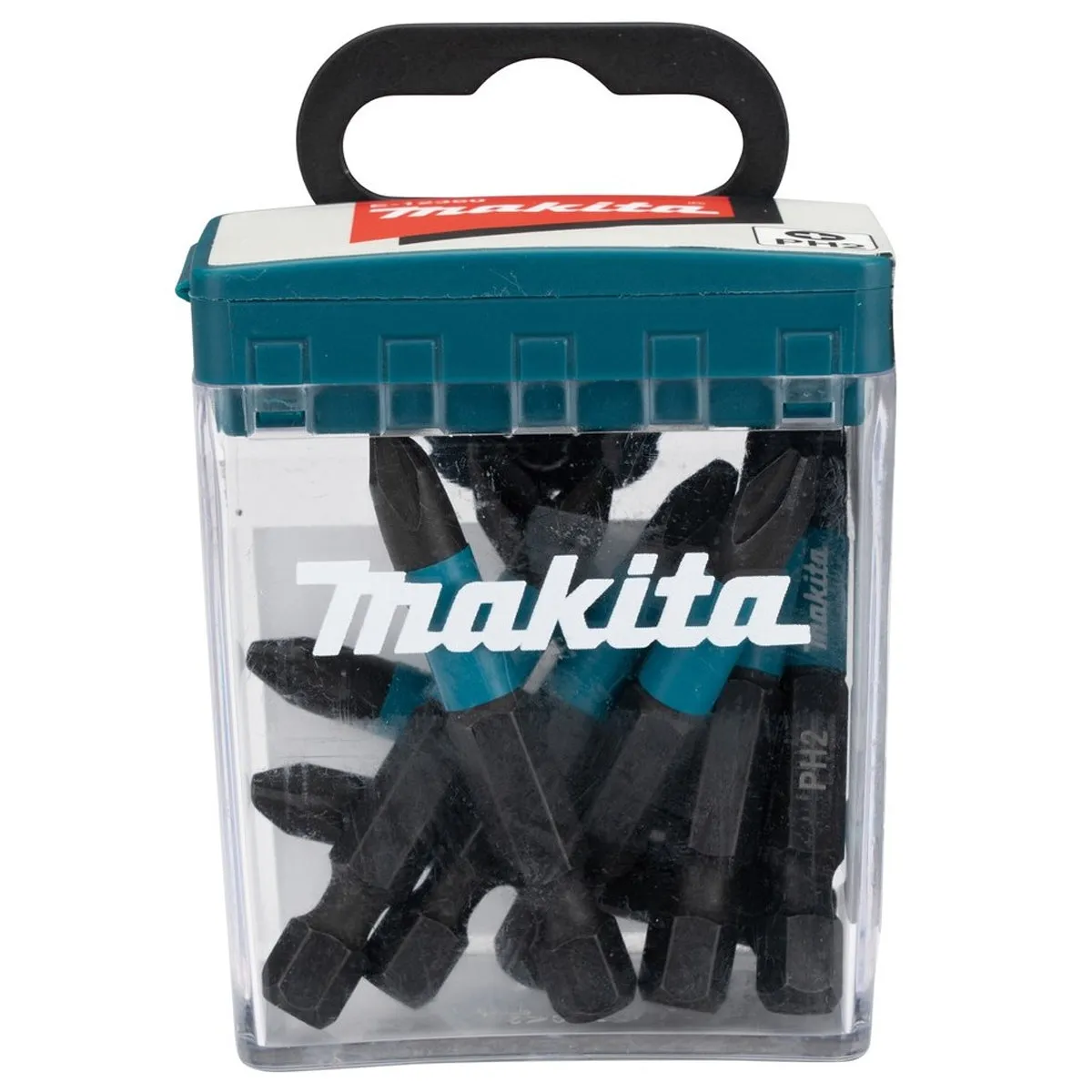 Makita E-12407 PH2 50mm Screw Impact Black Bit Set Of 10 Piece