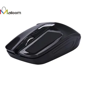 Malloom Laser Gaming Mouse Battery Mini mouse Optical Positioning 2.4Ghz Wireless 5m Distances 1600 DPI For Computer Pc Laptop