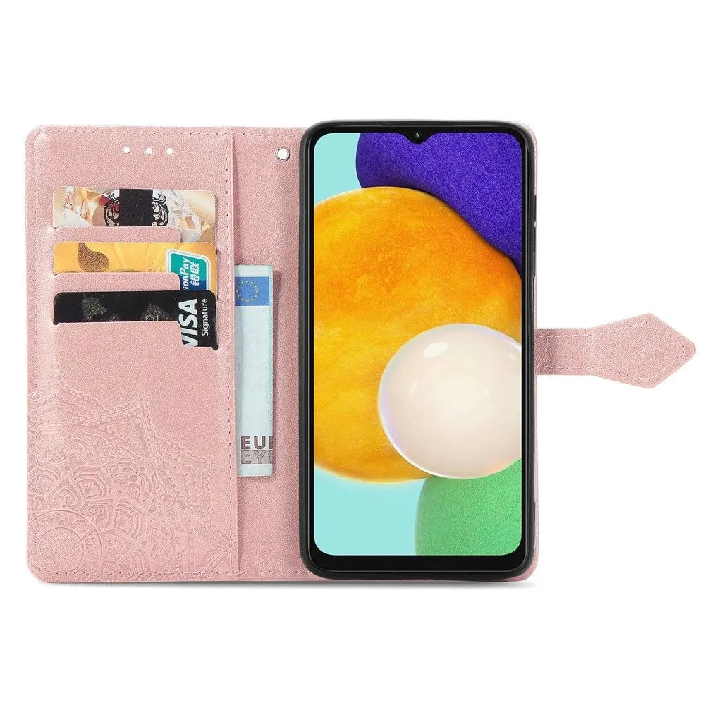 Mandala Samsung Galaxy A13 5G Flip case - Rose Gold