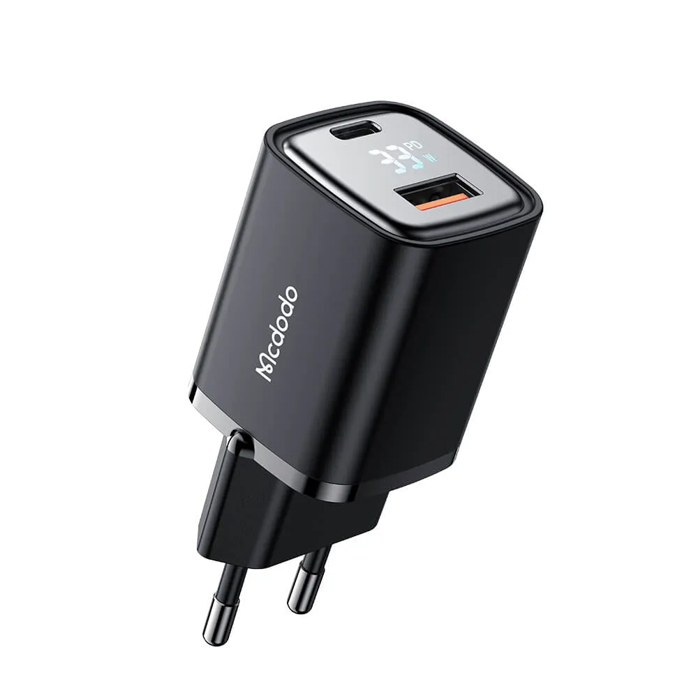 Mcdodo 33W PD QC Charger (US/UK/EU Plug, Digital Display)