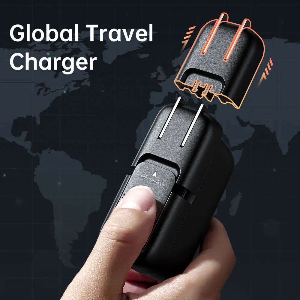 Mcdodo 65W GaN Universal Charger with Cable - Mecha Series(EU/UK/US Plug, Reddot Winner 2021)