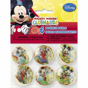 Mickey Mouse Clubhouse Bounce Balls (6 Per Package)