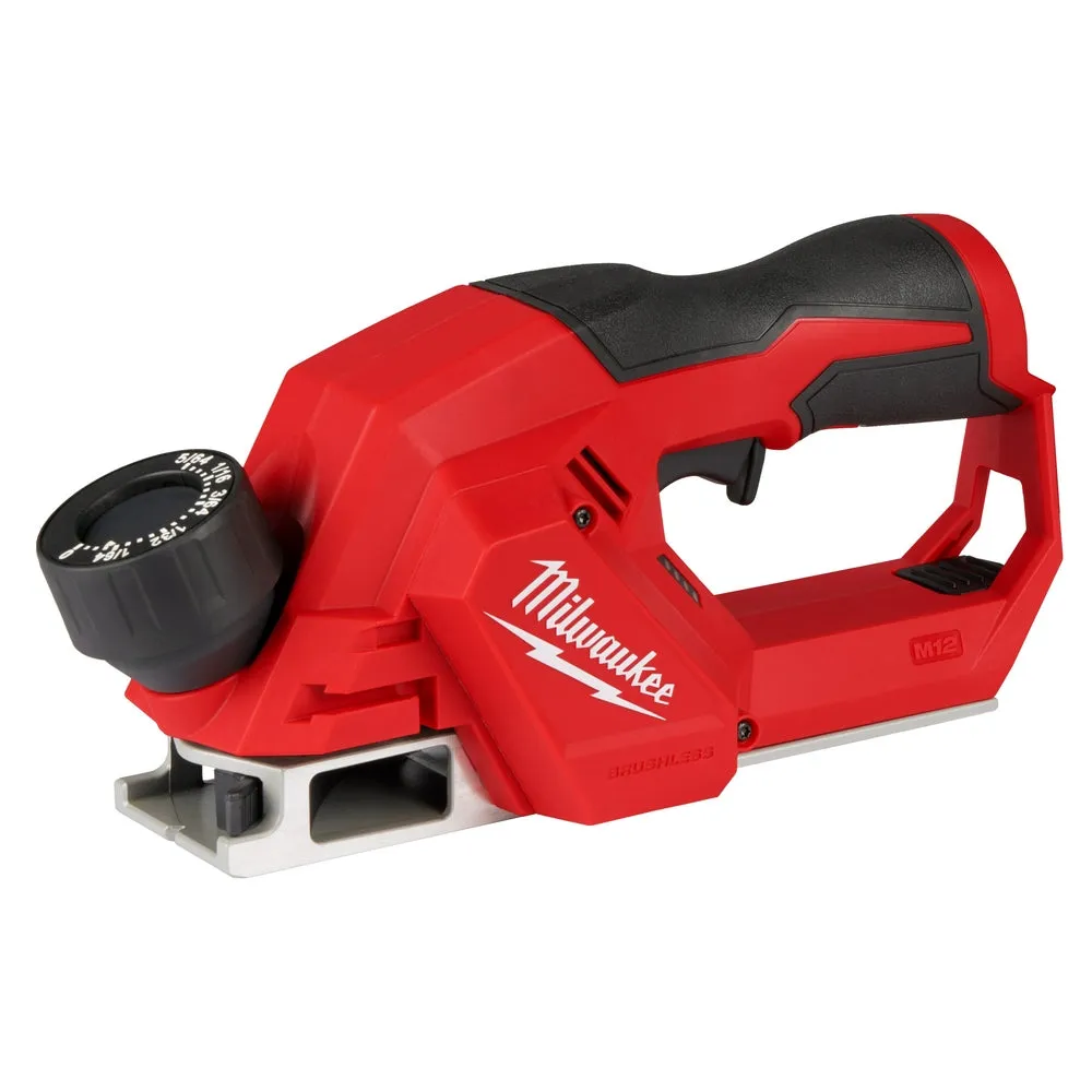 Milwaukee 2524-20X4 M12 12V Brushless 2" Planer w/ 4AH Battery