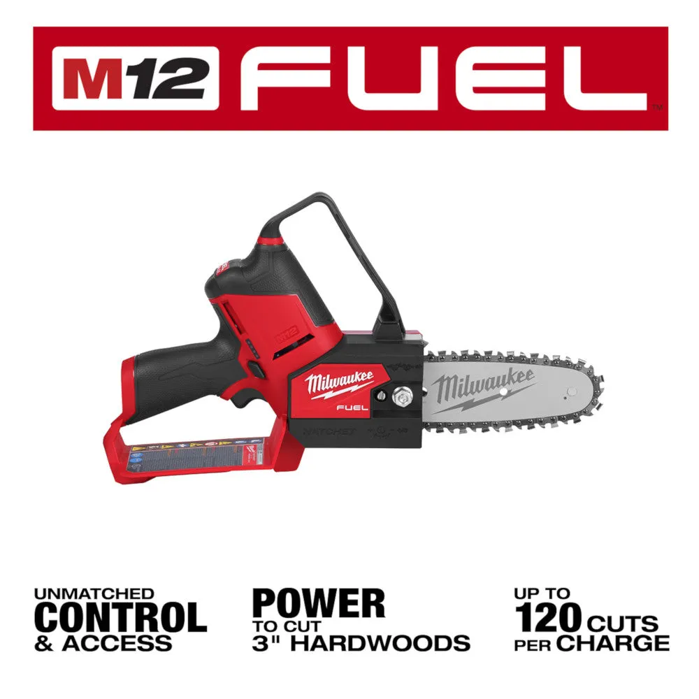 Milwaukee 2527-80 M12 FUEL 12V HATCHET 6" Cordless Pruning Saw - Bare Tool - Recon