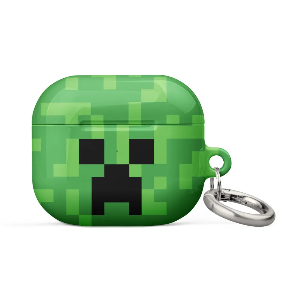 Minecraft Creeper Big Face Airpod Case