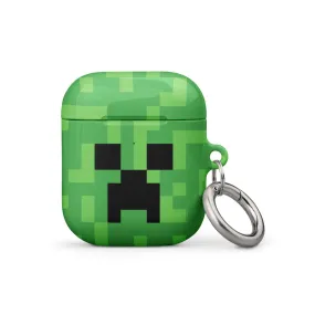 Minecraft Creeper Big Face Airpod Case