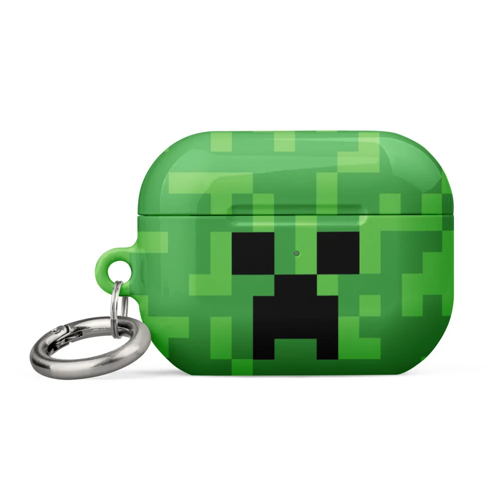 Minecraft Creeper Big Face Airpod Case