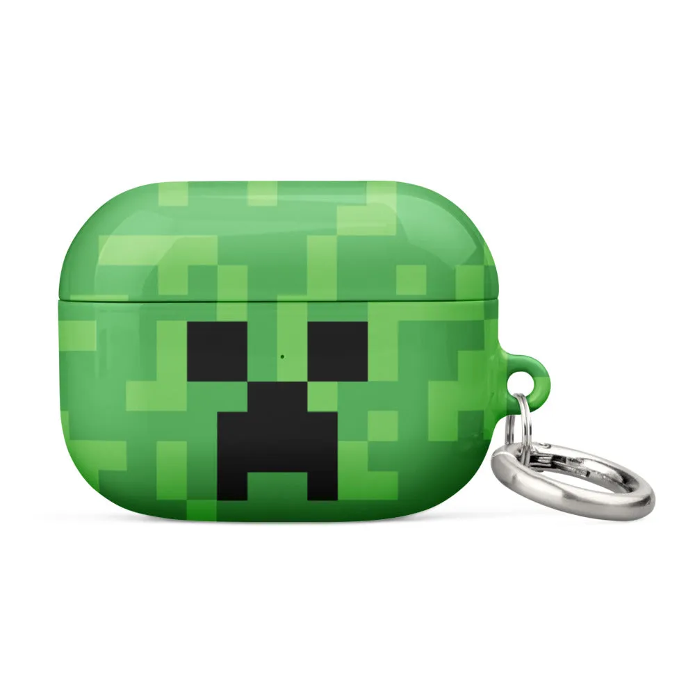 Minecraft Creeper Big Face Airpod Case