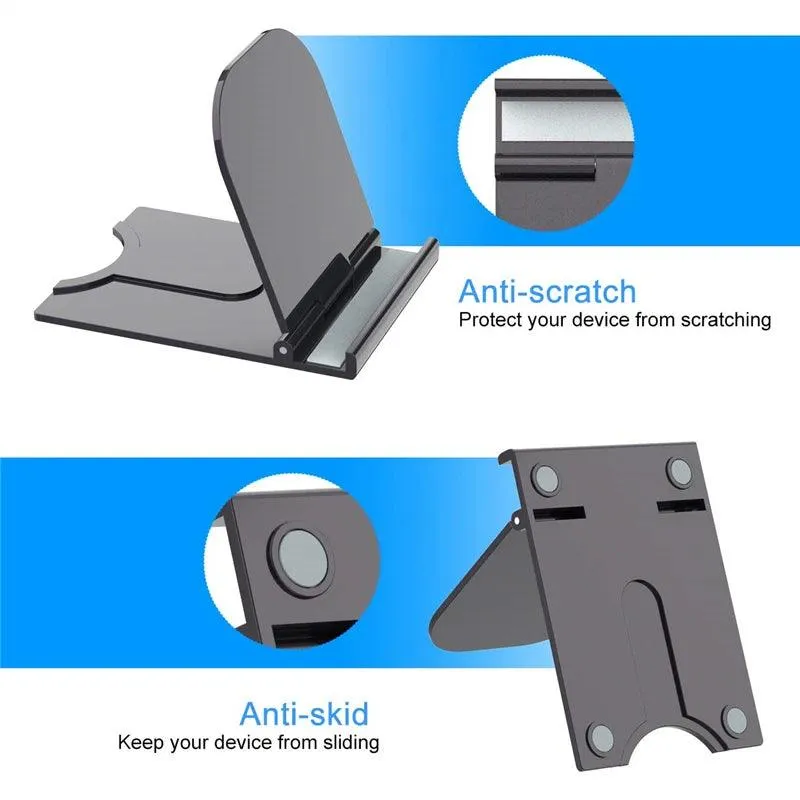 Mini Foldable Mobile Phone Lazy Holder Universal 180 Degree Adjustable Desktop Phone Tablet Stander Support Portable Bracket