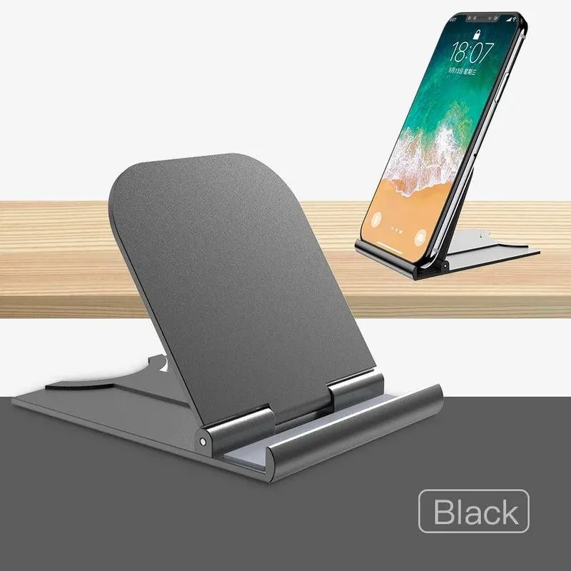 Mini Foldable Mobile Phone Lazy Holder Universal 180 Degree Adjustable Desktop Phone Tablet Stander Support Portable Bracket