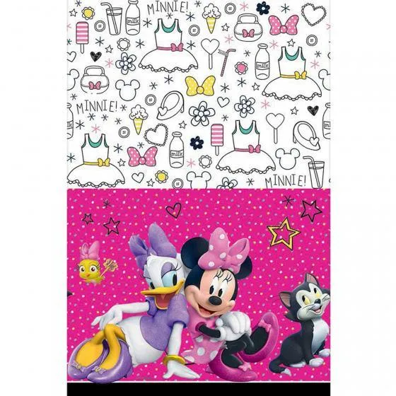 Minni Mouse Helpers T/Cover Minnie Mouse Happy Helpers Tablecover