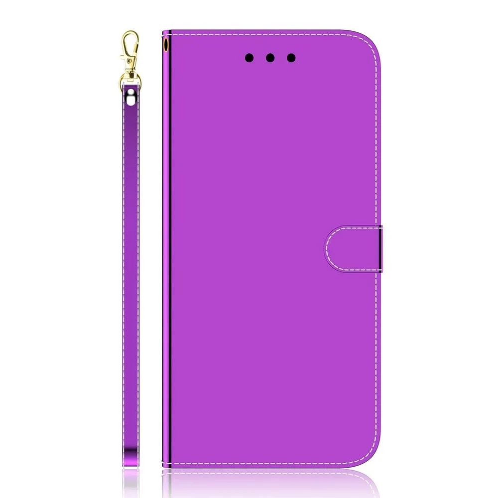 Mirror Nokia XR20 flip case - Purple