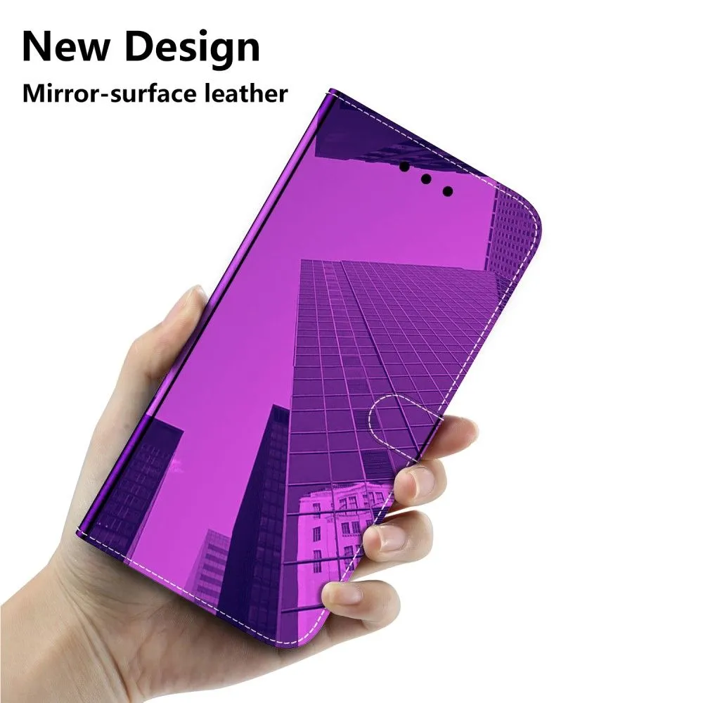 Mirror Nokia XR20 flip case - Purple