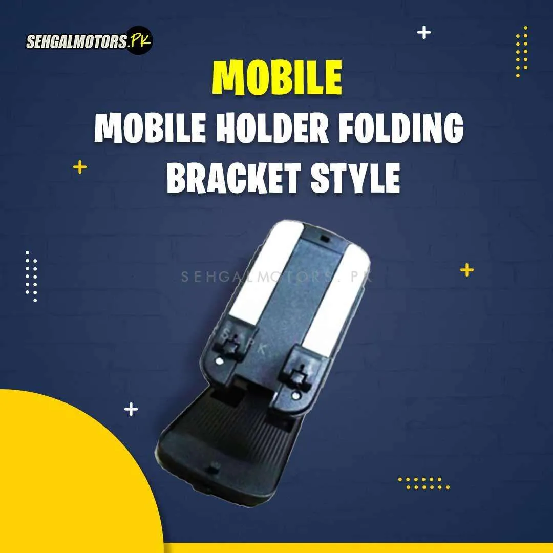 Mobile Holder Folding Bracket Style - Phone Holder | Mobile Holder | Car Cell Mobile Phone Holder Stand