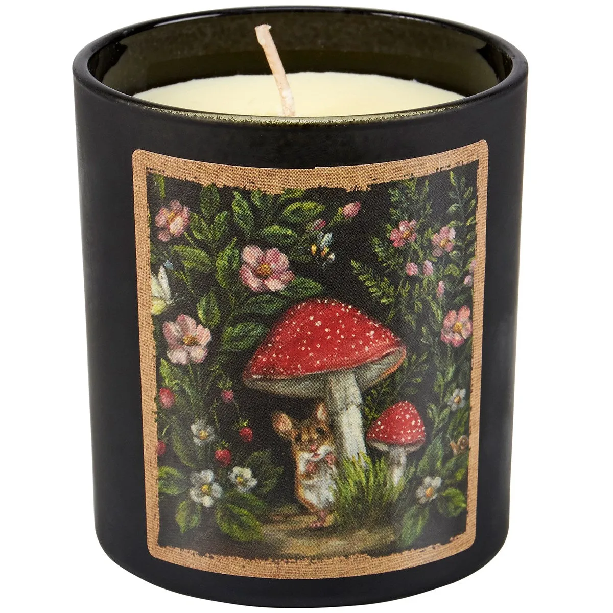 Mouse Mushrooms Candle