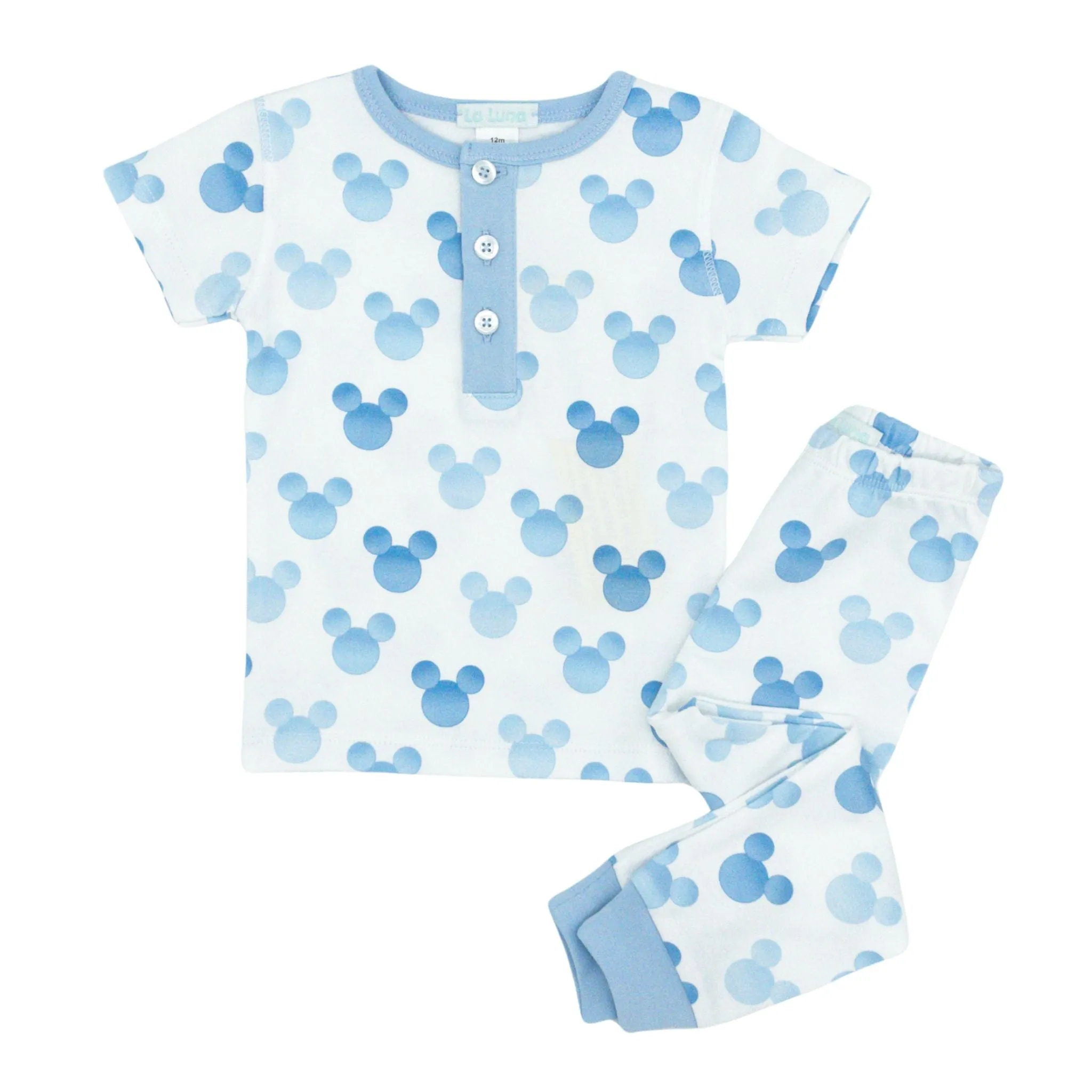 Mouse Print Pajama Set - FINAL SALE