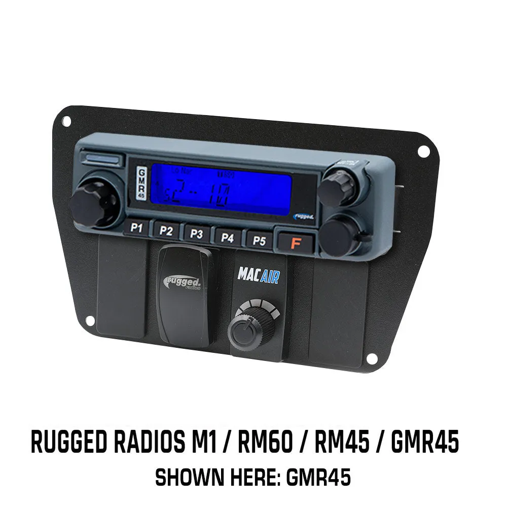 Multi Mount Insert or Standalone Mount for Rugged Radios M1 - GMR45 - RM60 - RM45 with Rocker Switches