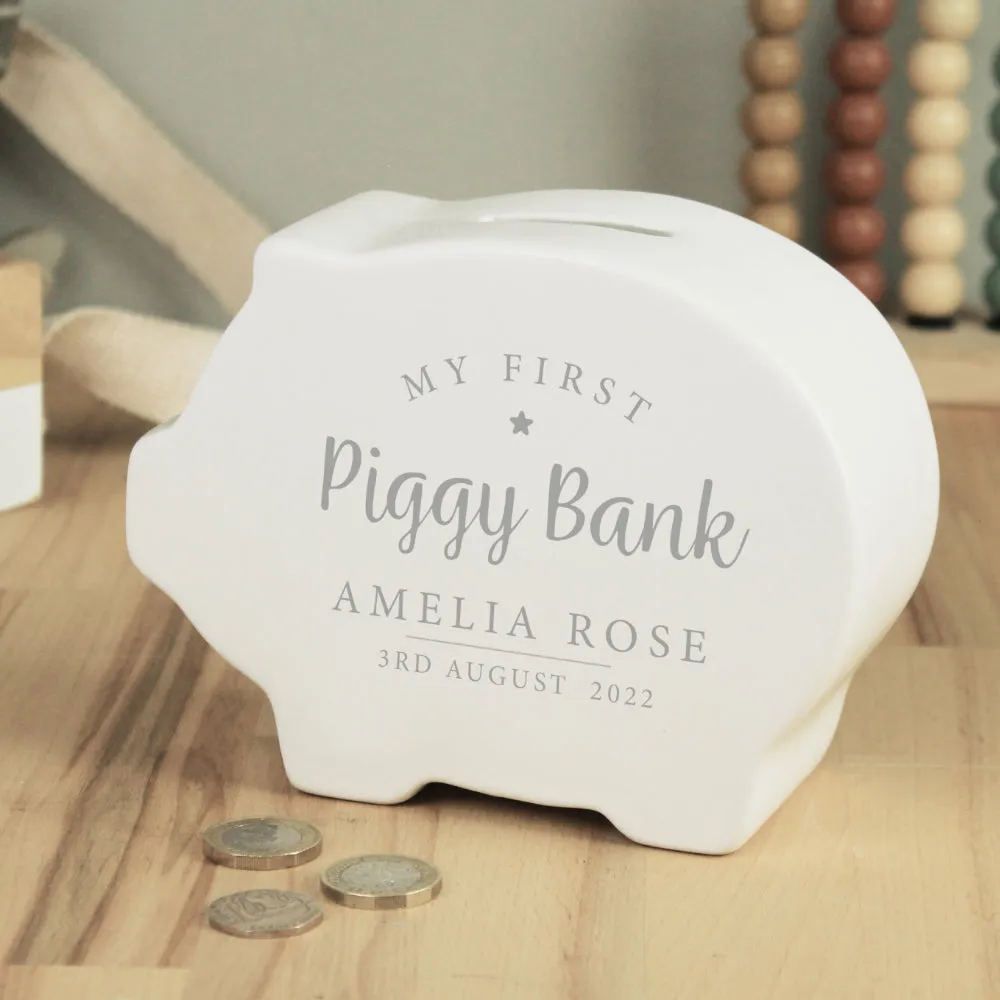 My First Piggy Bank - Personalised