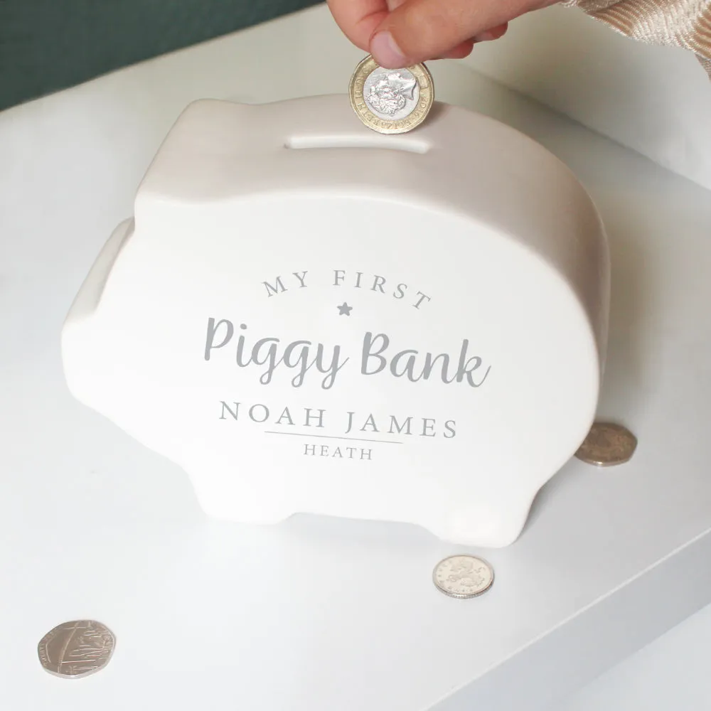 My First Piggy Bank - Personalised