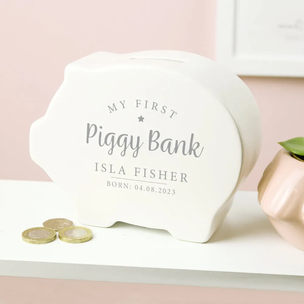 My First Piggy Bank - Personalised