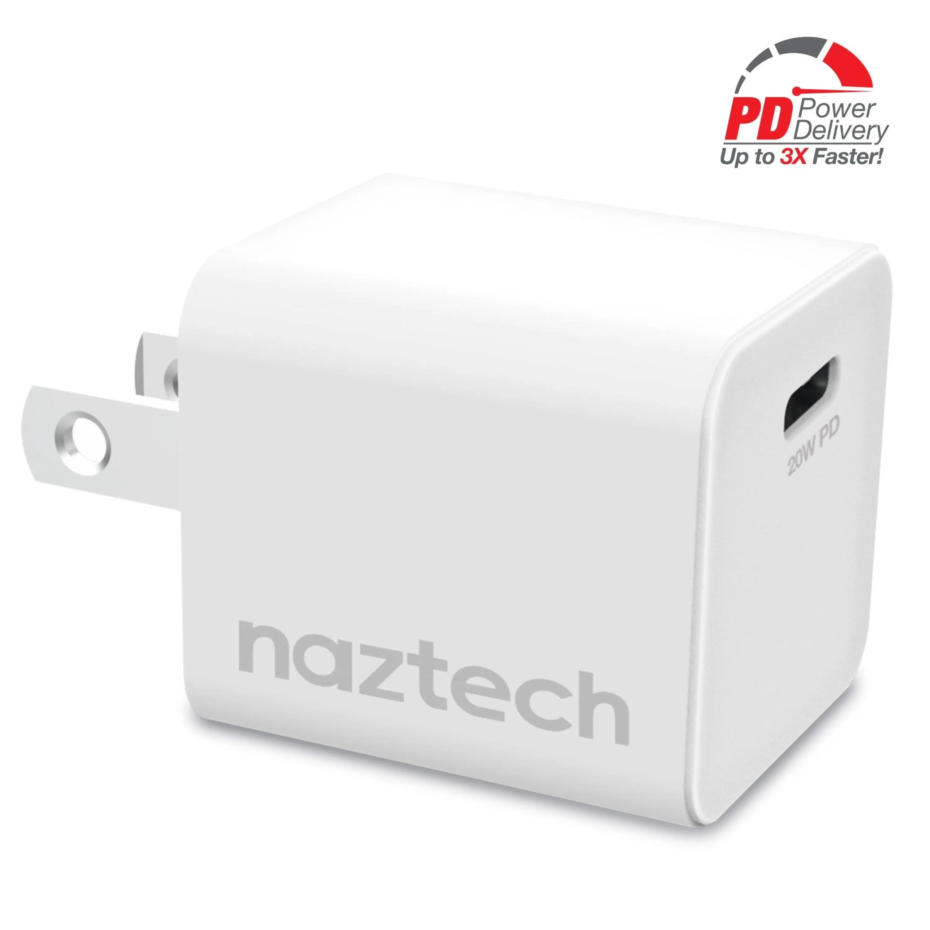 Naztech 20W PD Mini Fast Wall Charger White