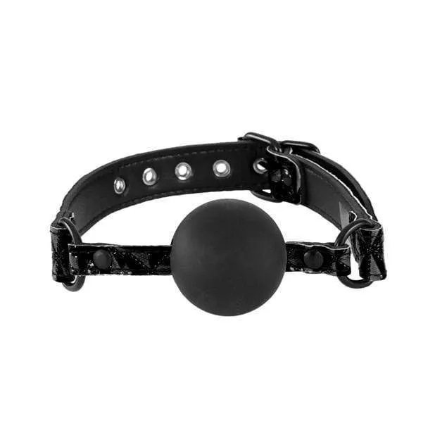 NS Novelties - Sinful Soft Silicone Gag (Black)