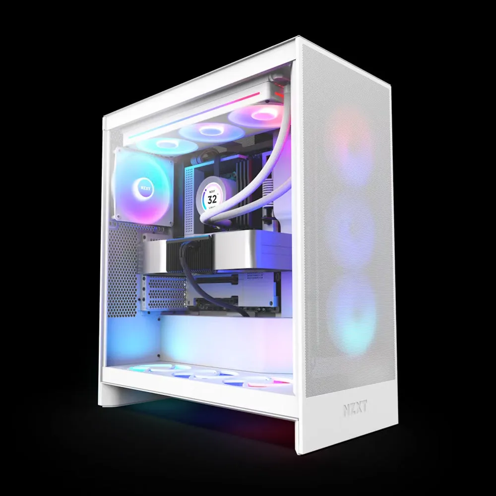 NZXT PC Case H7 Flow ARGB White