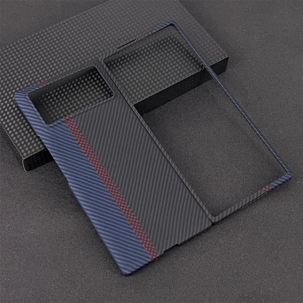 Oatsbasf Luxury Pure Carbon Fiber Case for Xiaomi Mix Foldable Phones