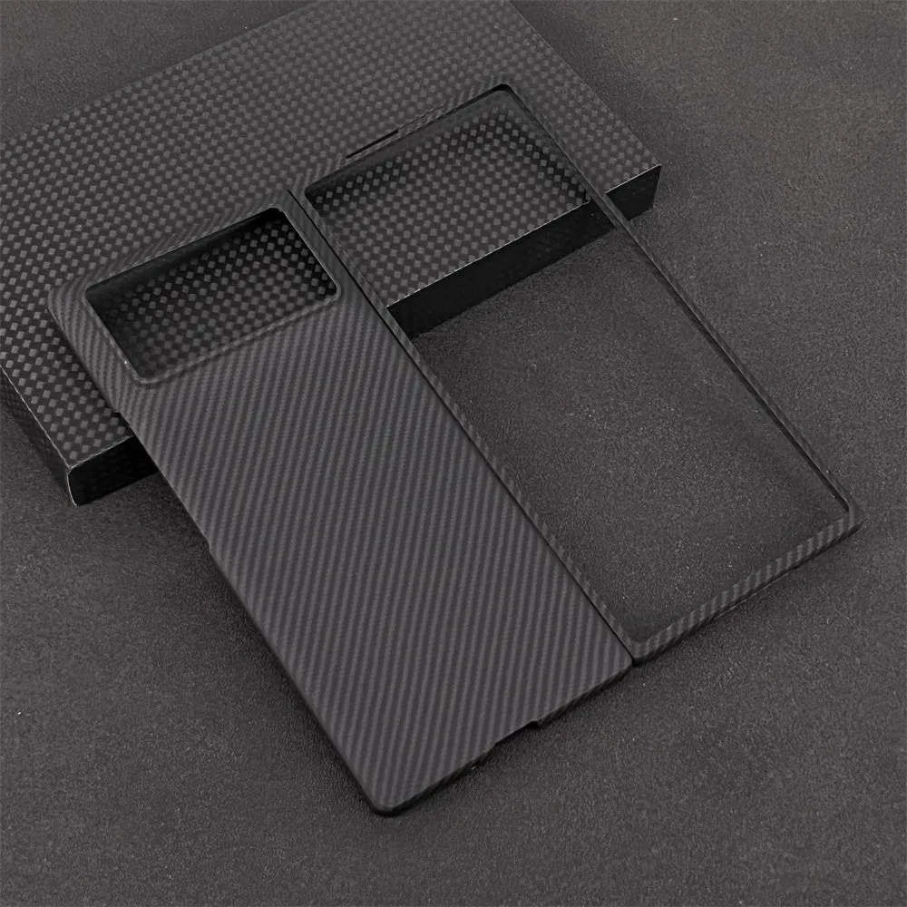 Oatsbasf Luxury Pure Carbon Fiber Case for Xiaomi Mix Foldable Phones