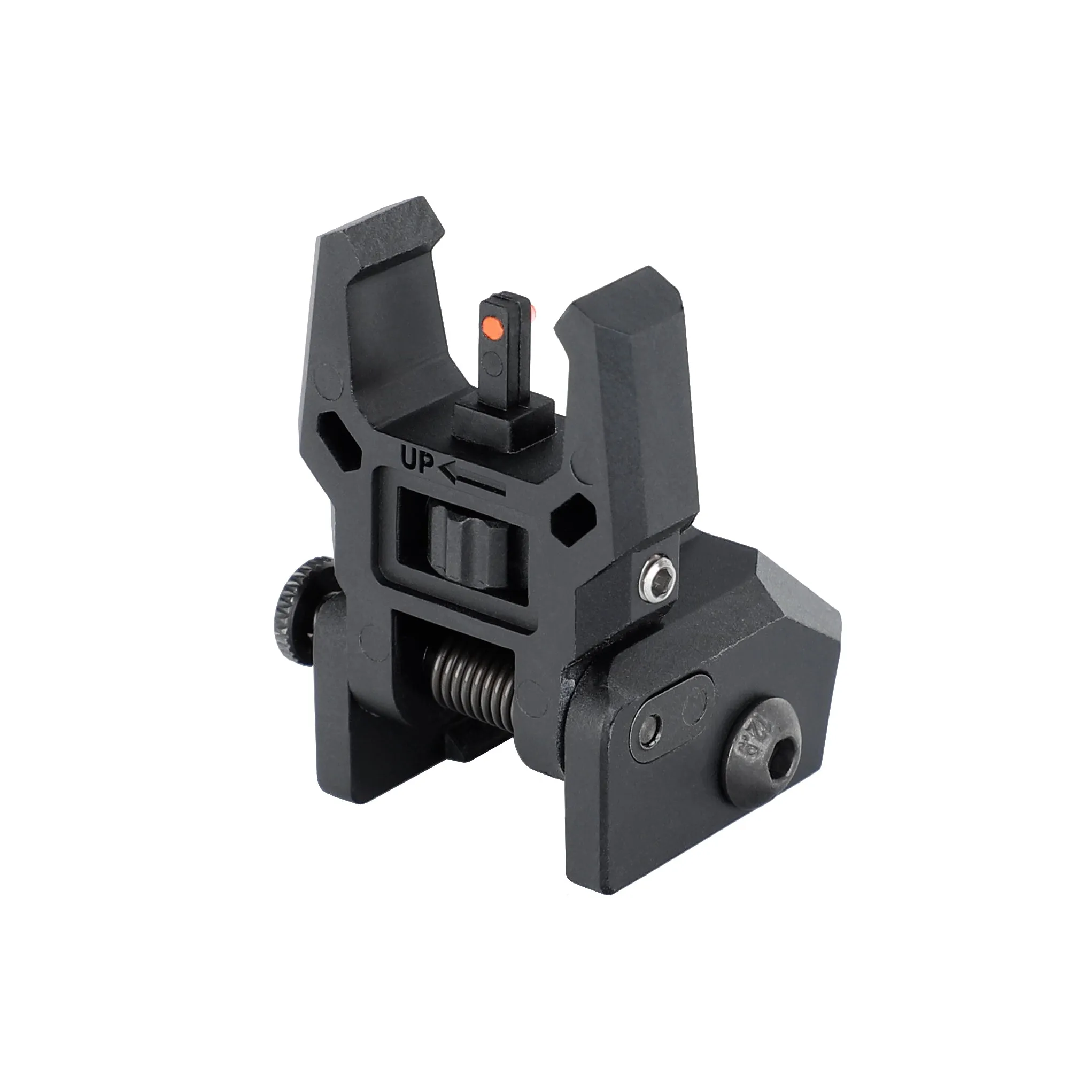 ohhunt® Green Red Dot Flip Up Sights Fiber Optics Polymer Front Rear Back Up Sight